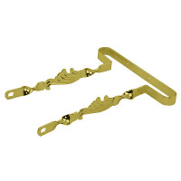 20 Inch Flat Twisted w/Wing Bumper - Gold Tone