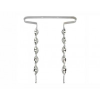 26 Inch Flat Twisted Bumper - Chrome