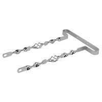 26 Inch Flat Twisted w/Cage Bumper - Chrome