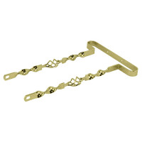 26 Inch Flat Twisted w/Cage Bumper - Gold Tone