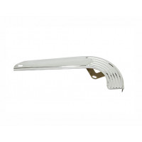 12 Inch Chain Guard w/Lines - Chrome
