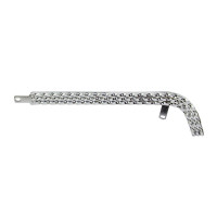 20 Inch Triple Square Twisted Chain Guard - Chrome