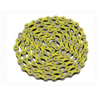 YBN Single Speed Colored Link Chain - Yellow/Chrome