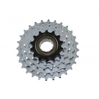 5 Speed Friction Freewheel Sprocket 14T/28T - Chrome/Black