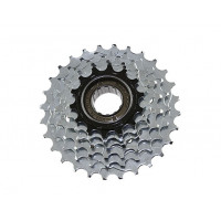 6 Speed Friction Freewheel Sprocket 14T/28T - Chrome/Black