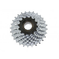 7 Speed Friction Freewheel Sprocket 14T/28T - Chrome/Black