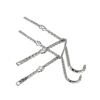 20 Inch Square Twisted Cage Continental Kit - Chrome