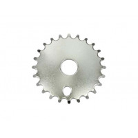 24T Solid Chainring - Chrome