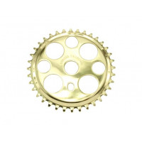 36T Lucky Seven Chainring - Gold Tone