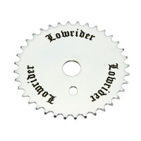 36T Solid LOWRIDER Chainring - Chrome
