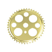 44T Lucky Seven Chainring - Gold Tone