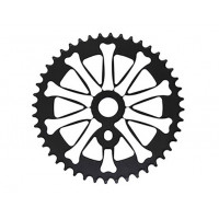 44T Bones Chainring - Black/White