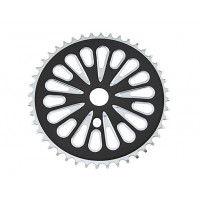 44T Spikes Chainring - Black/Chrome