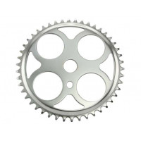 46T Retro Circle Chainring - Chrome