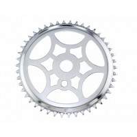 46T Retro Six Chainring - Chrome
