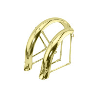 16 Inch Flared Adjustable Mid Fender Set - Gold Tone