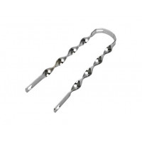 16 Inch Flat Twisted Fender Brace - Chrome
