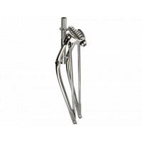 24 Inch Classic Straight Springer Fork - Chrome