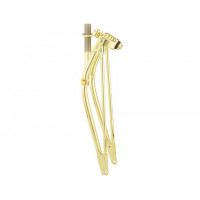 26 Inch Straight Springer Fork - Gold Tone