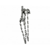 26 Inch Flat Twisted Straight Springer Fork - Chrome