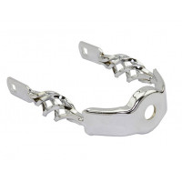 Cage Twisted Extended Springer Fork Crown - Chrome