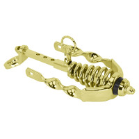 Springer Fork Slammer w/Flat Twisted Extended Crown - Gold Tone
