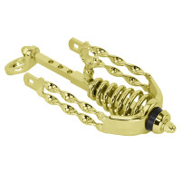 Springer Fork Slammer w/Double Flat Twisted Extended Crown - Gold Tone