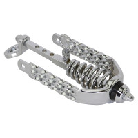 Springer Fork Slammer w/Triple Square Twisted Extended Crown - Chrome