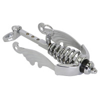 Springer Fork Slammer w/Wing Extended Crown - Chrome