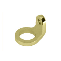 90 Degree Springer Fork Ring - Gold Tone