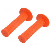 Triangle Rubber BMX Grips - Orange