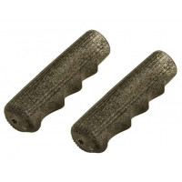 Retro Sparkle Kraton Rubber Grips - Black/Glitter