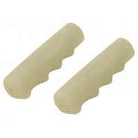 Retro Sparkle Kraton Grips - White/Glitter