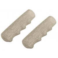 Retro Sparkle Kraton Rubber Grips - Clear/Glitter