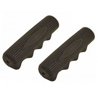 Retro Kraton Rubber Grips - Black