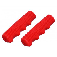 Retro Kraton Rubber Grips - Red