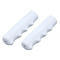 Retro Kraton Rubber Grips - White