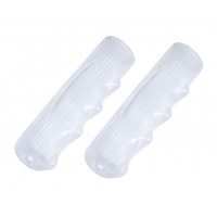 Retro Kraton Rubber Grips - Clear