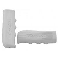 Block Kraton Rubber LOWRIDER Grips - White