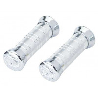Custom Knurled w/Eagle Grips - Silver/Chrome