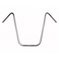  Ape Hanger V Handlebar 19 Inch Rise 22.2mm - Chrome
