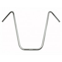  Ape Hanger V Handlebar 22 Inch Rise 22.2mm - Chrome