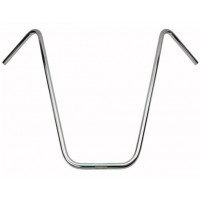  Ape Hanger V Handlebar 25 Inch Rise 22.2mm - Chrome