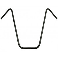  Ape Hanger V Handlebar 25 Inch Rise 22.2mm - Black
