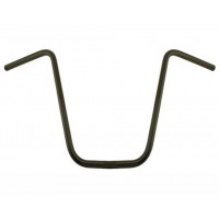 Dyno Style Bent Handlebar 16 Inch Rise 22.2mm - Black