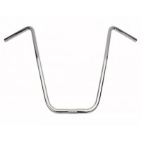 Dyno Style Bent Ape Handlebar 20 Inch Rise 22.2mm - Chrome