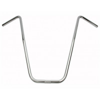 Dyno Style Bent Ape Handlebar 24 Inch Rise 22.2mm - Chrome