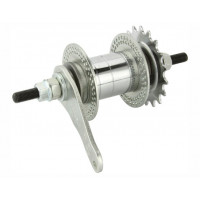 144 Spoke Rear Coaster Wheel Hub - Chrome