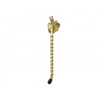 8 Inch Square Twisted Center Mount Kickstand - Gold Tone