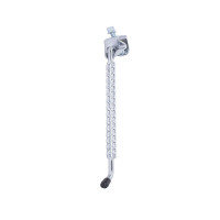 9 Inch Double Square Twisted Center Mount Kickstand - Chrome